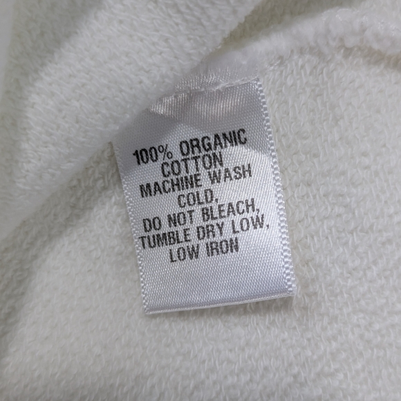 Emerson Fry White Long Sleeve Mock Neck Cotton Dress NWT Size Medium - Picture 9 of 14